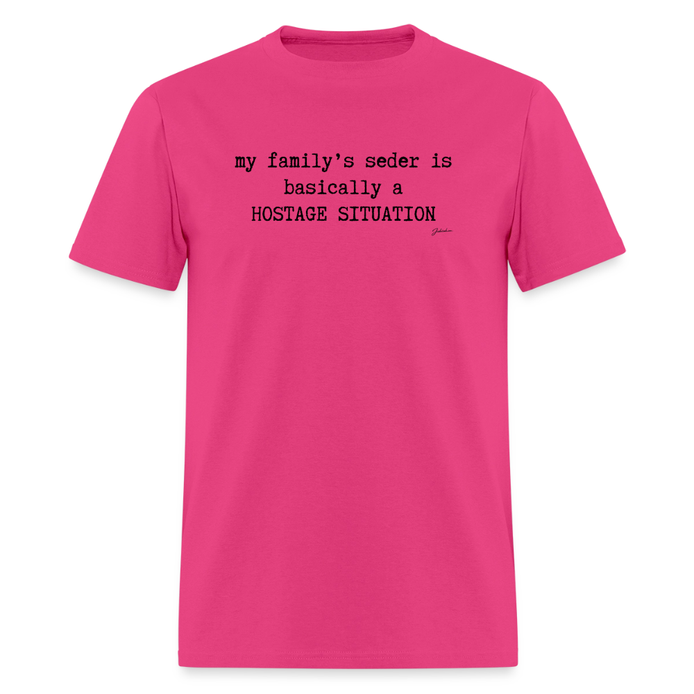Seder Hostage Men's T-Shirt | GILDAN 5000 - fuchsia
