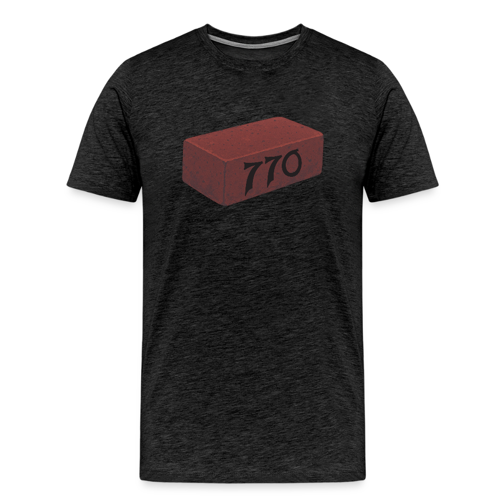 770 Solid Brick Men's Premium T-Shirt - charcoal grey