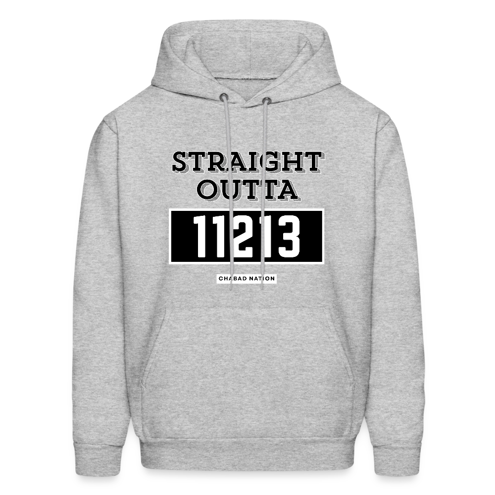 Straight Outta 11213 Men's Hoodie - heather gray