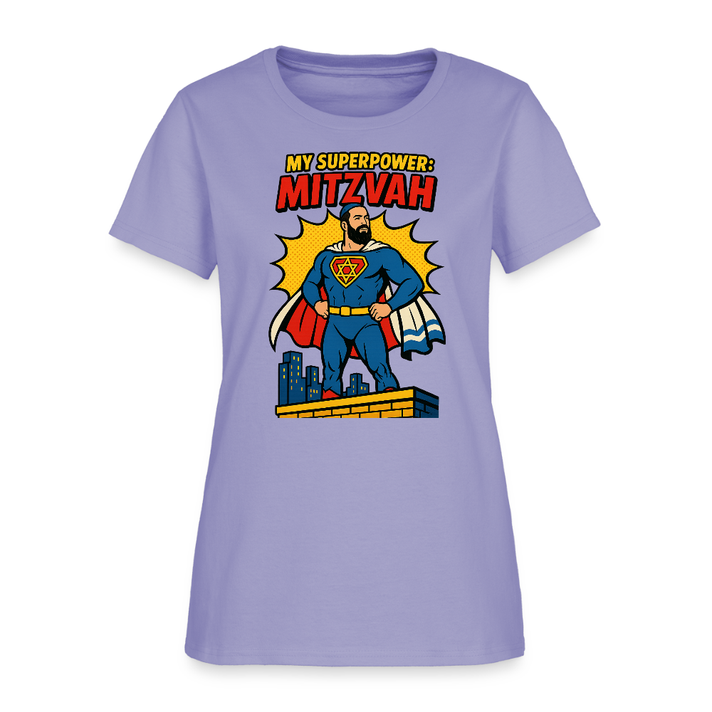 My Superpower: Mitzvah Women's T-Shirt - lavender