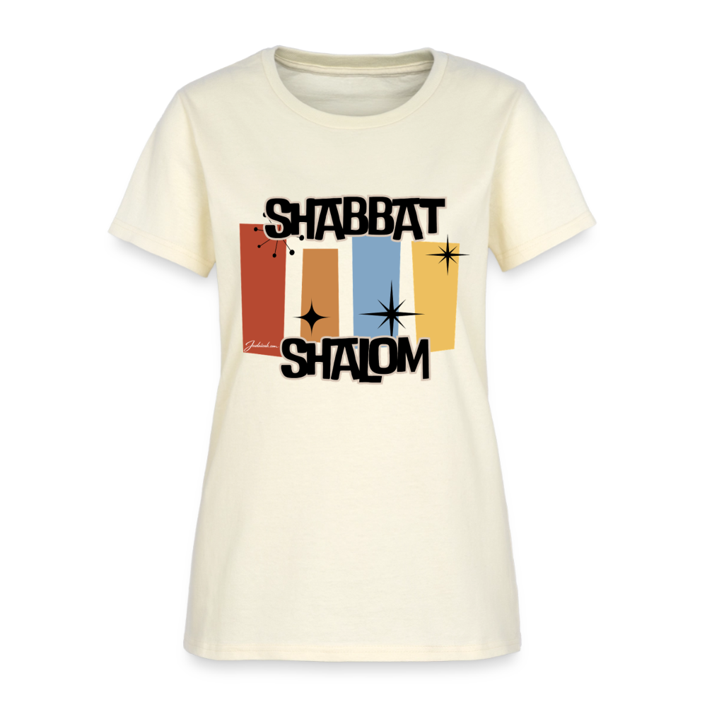 Retro Shabbat Women's T-Shirt - off white