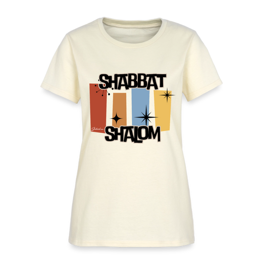 Retro Shabbat Women's T-Shirt - off white