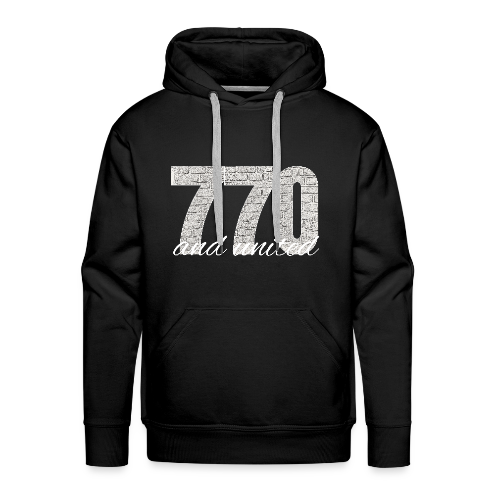 770 And United Light Men’s Premium Hoodie - black