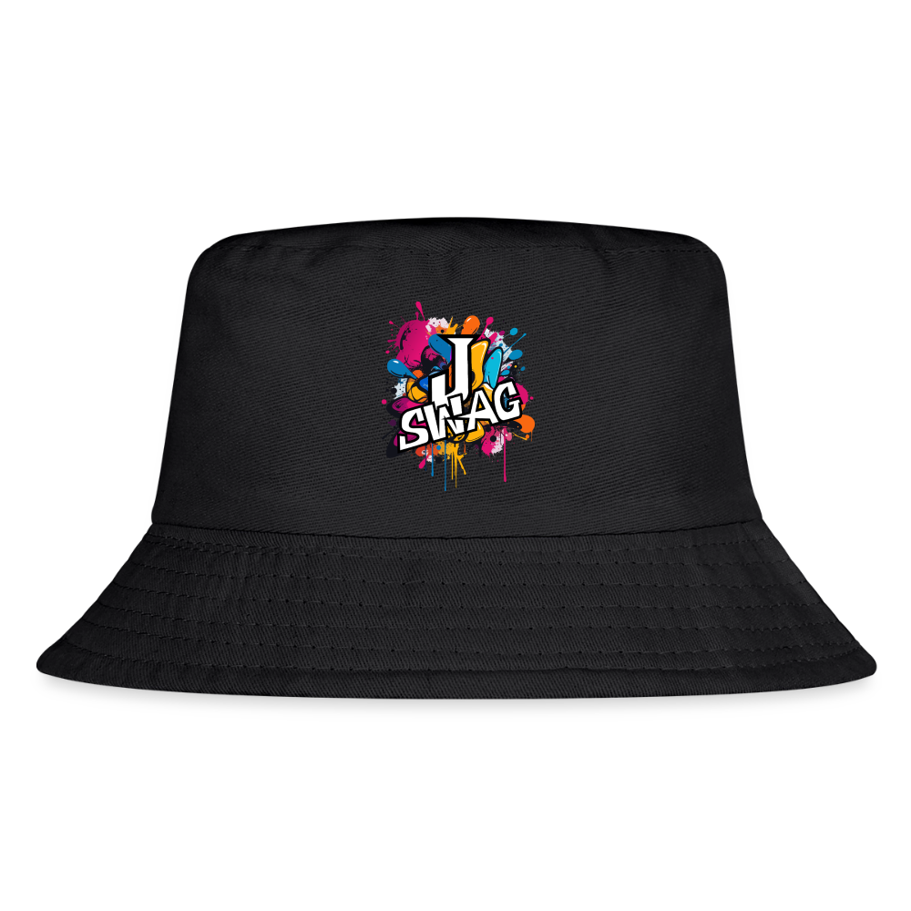 Jswag Logo  Kid's Bucket Hat - black
