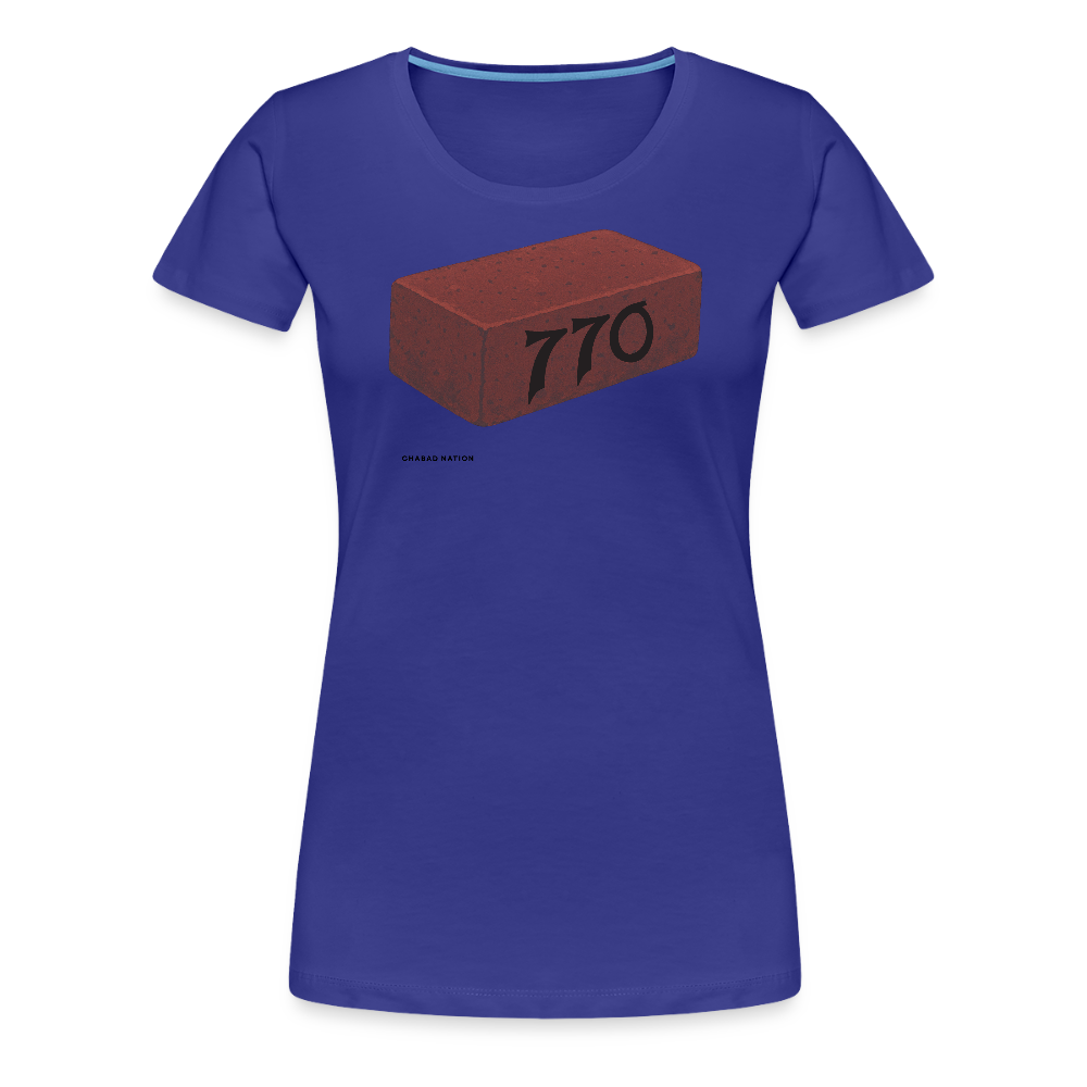 770 Solid Brick Women’s Premium T-Shirt - royal blue