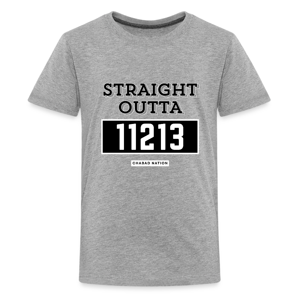 Straight Outta 11213 Kids' Premium T-Shirt - heather gray