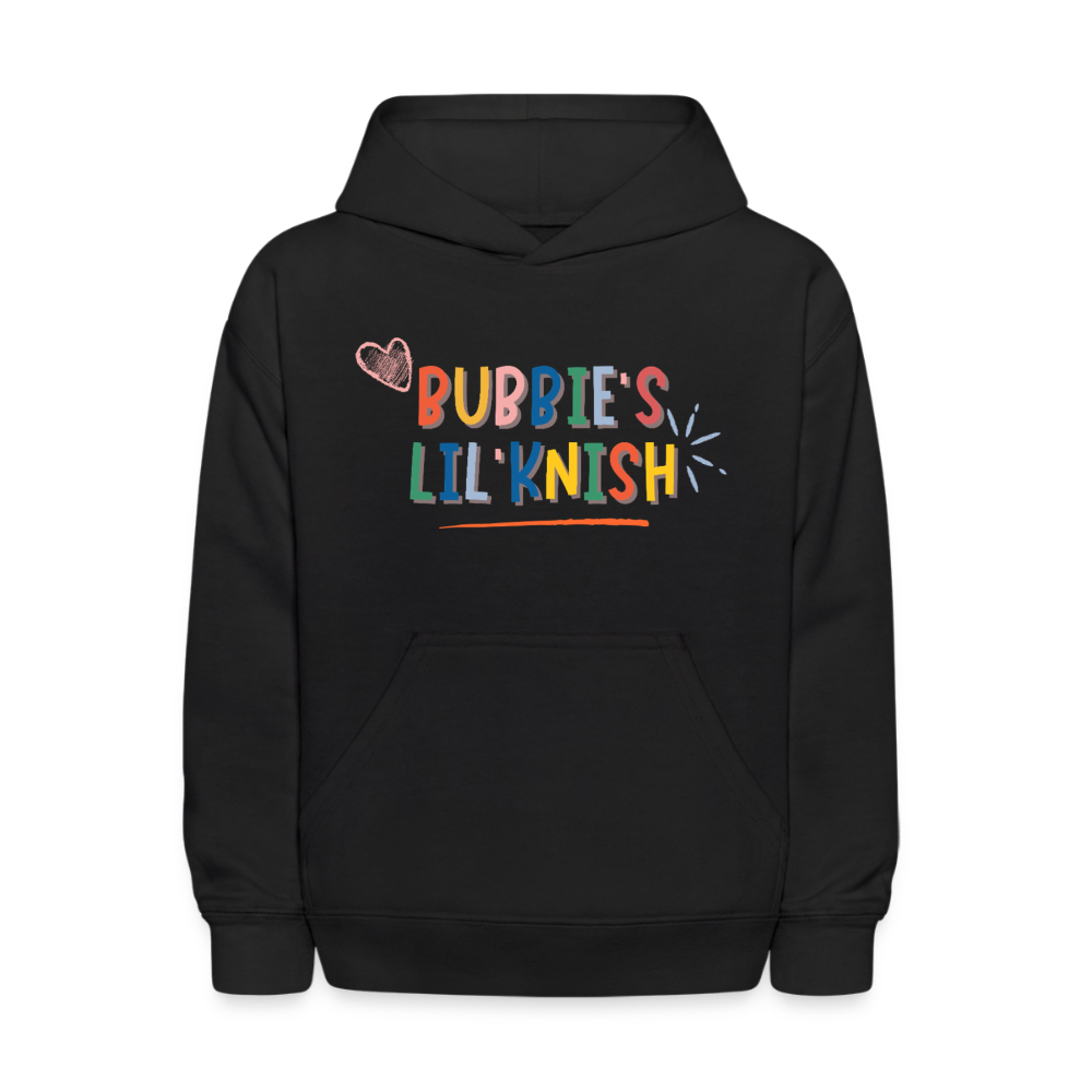 Bubbie's Lil' Knish Kids' Hoodie - black