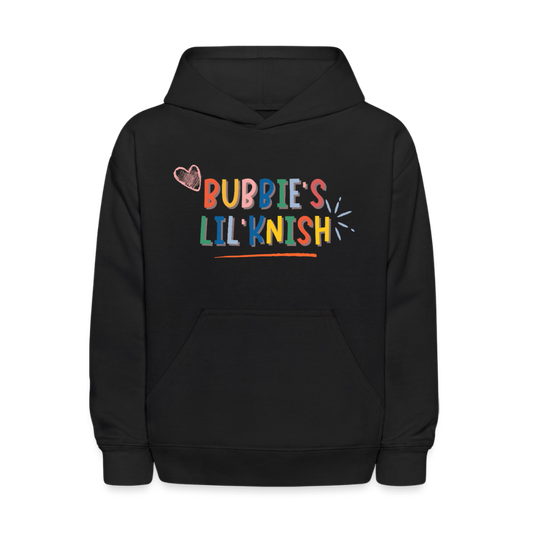 Bubbie's Lil' Knish Kids' Hoodie - black