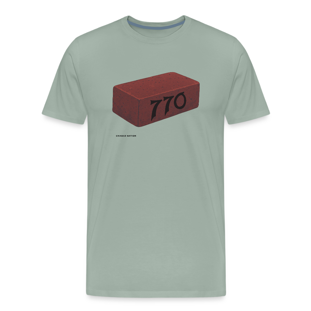 770 Solid Brick Men's Premium T-Shirt - steel green