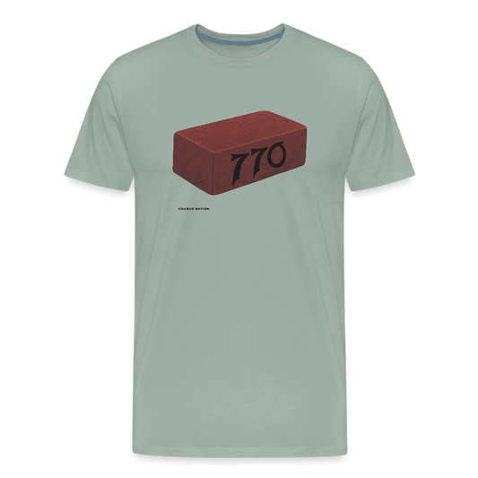 770 Solid Brick Men's Premium T-Shirt - steel green