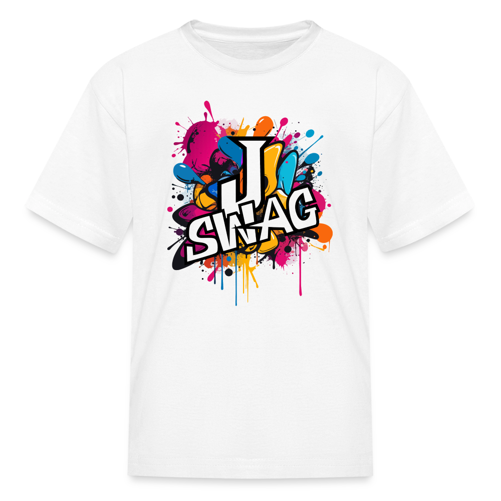 Jswag Logo Kids' T-Shirt - white