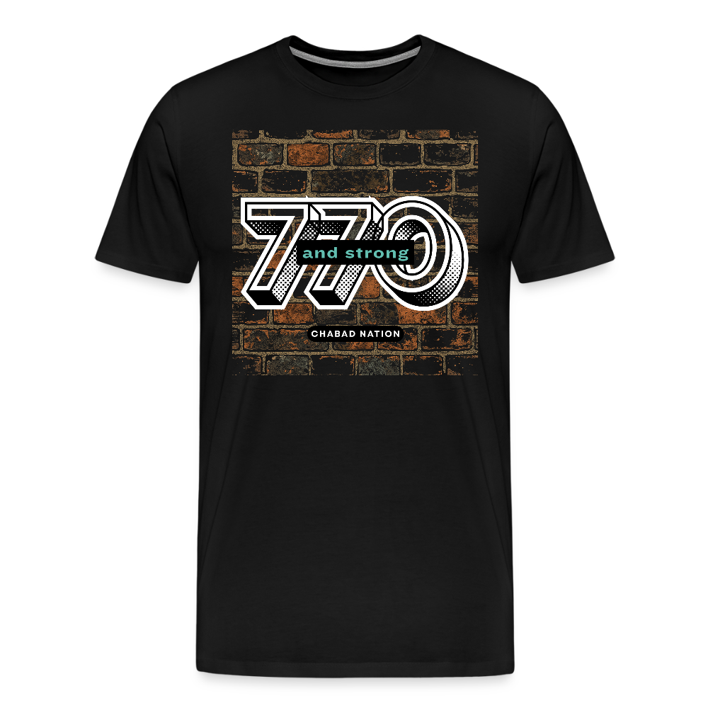 770 And Strong Men's Premium T-Shirt - black