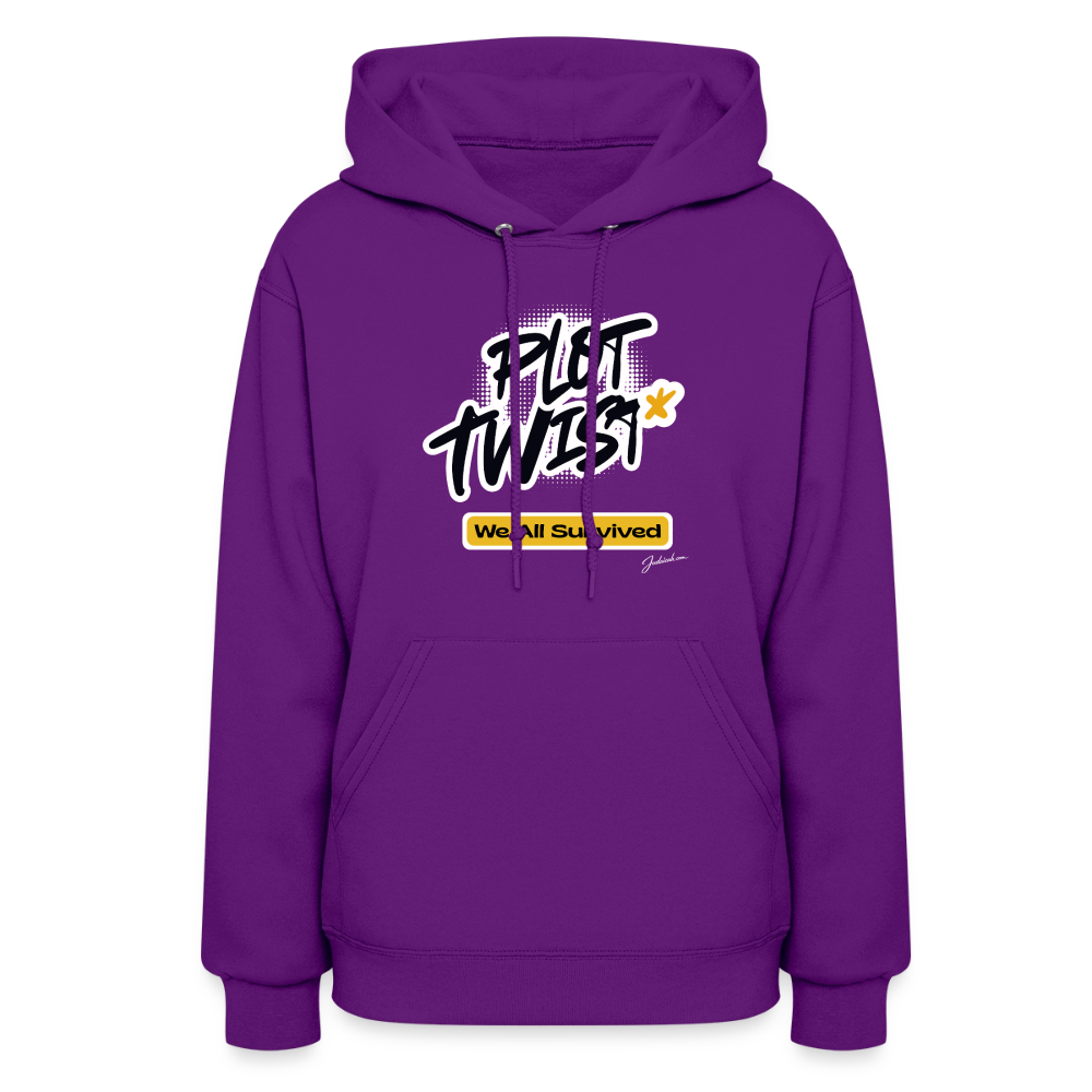 Plot Twist Women's Hoodie - purple