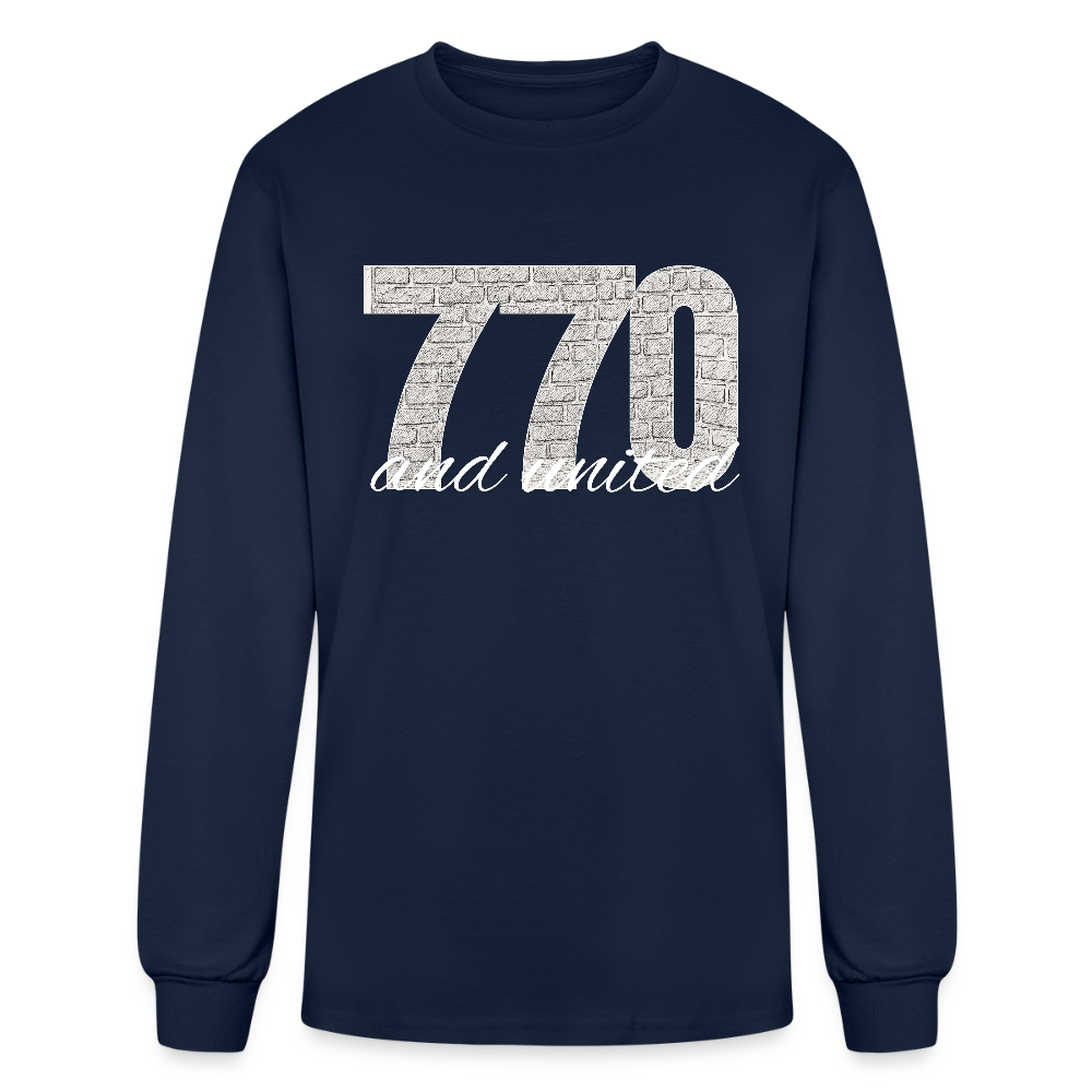 770 And United Light Men's Long Sleeve T-Shirt - navy