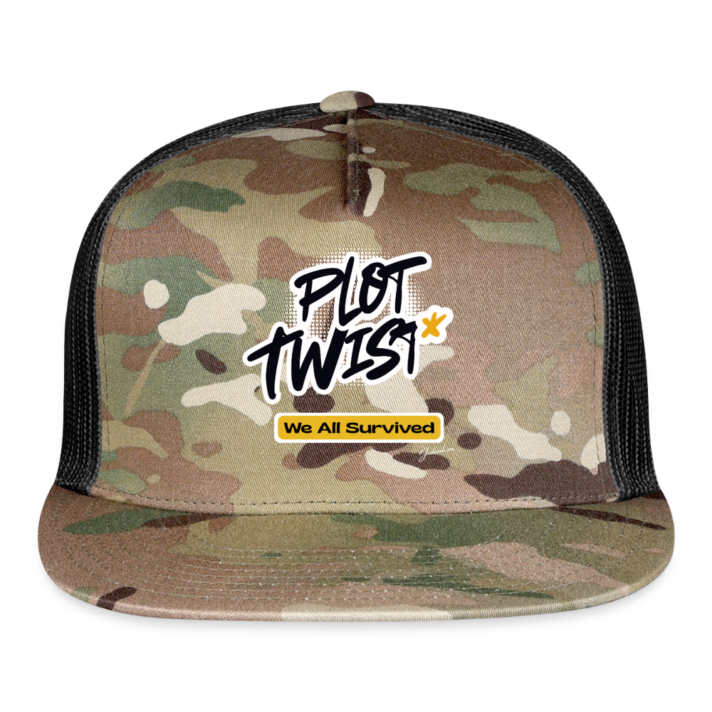 Plot Twist Trucker Hat - MultiCam\black