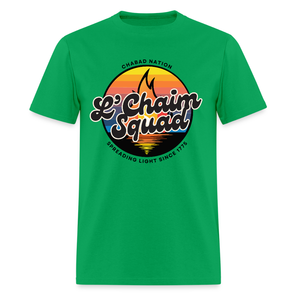 L’Chaim Squad – Spreading Light Men's T-Shirt | GILDAN 5000 - bright green
