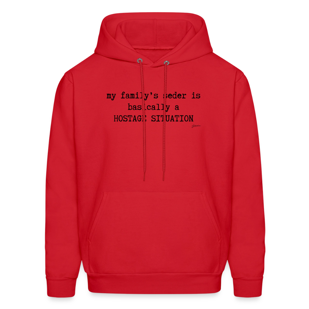 Seder Hostage Men's Hoodie - red