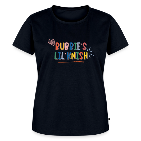Bubbie's Lil' Knish Women’s Premium T-Shirt - navy