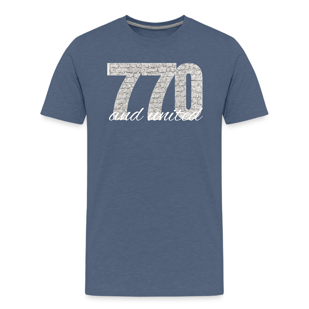 770 And United Light Men's Premium T-Shirt - heather blue