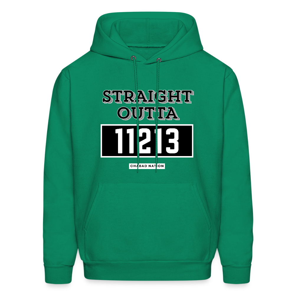 Straight Outta 11213 Men's Hoodie - kelly green