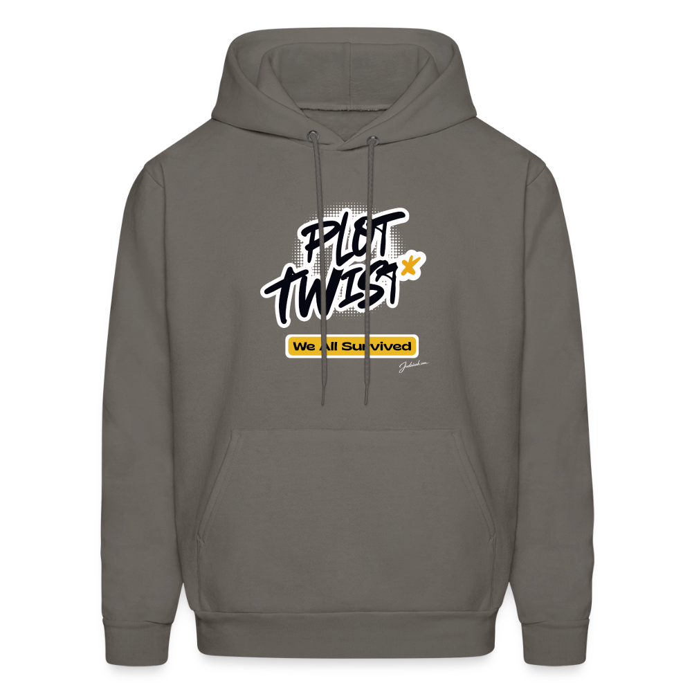 Plot Twist Men's Hoodie - asphalt gray
