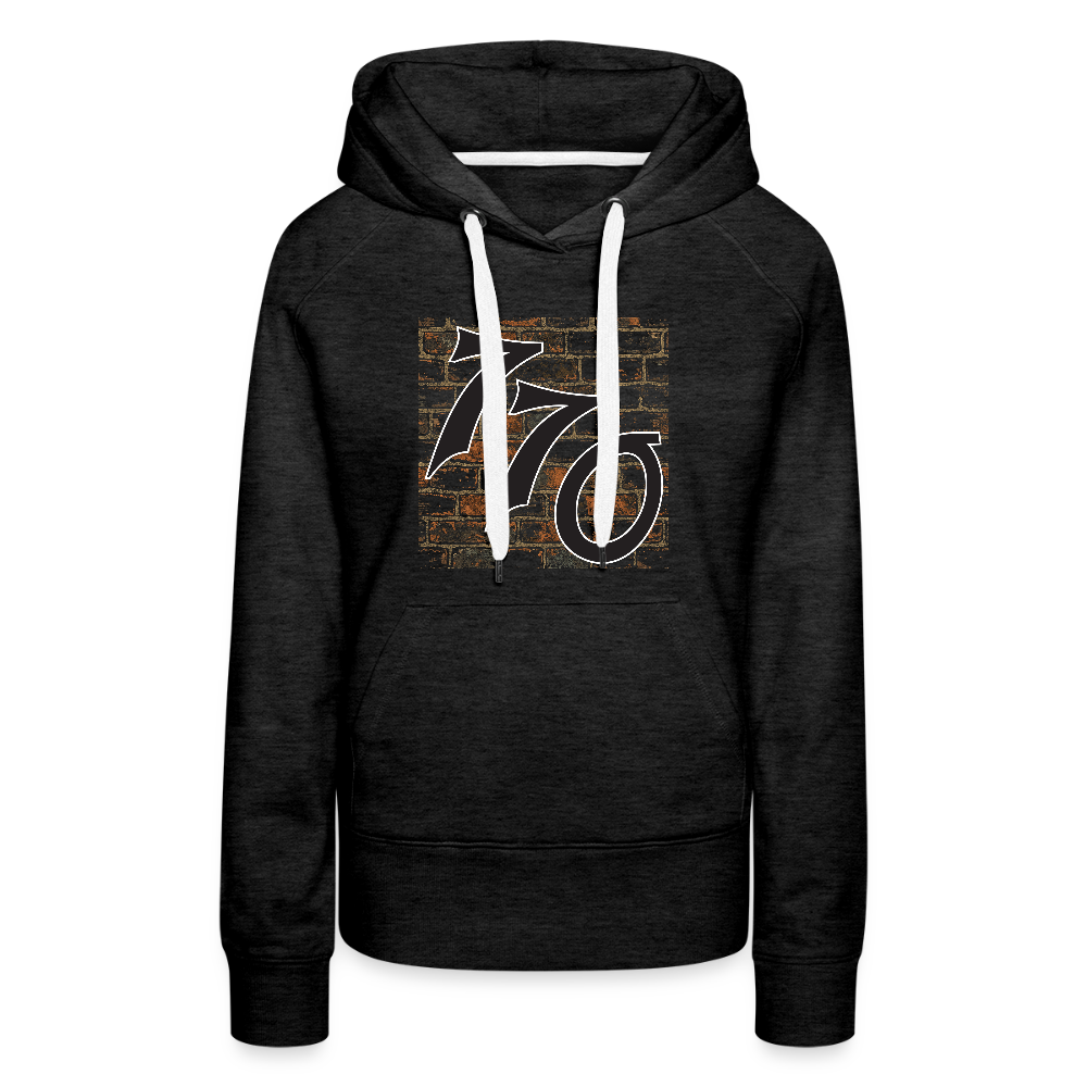 770 Brick Wall Women’s Premium Hoodie - charcoal grey