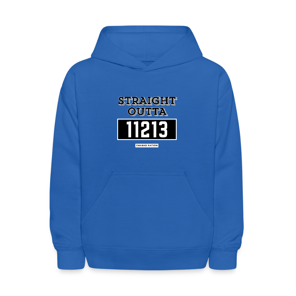 Straight Outta 11213 Kids' Hoodie - royal blue
