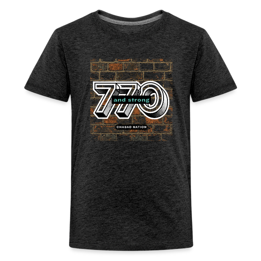 770 And Strong Kids' Premium T-Shirt - charcoal grey