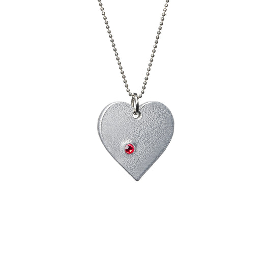 Iron Dome Heart Necklace by Yaron Bob