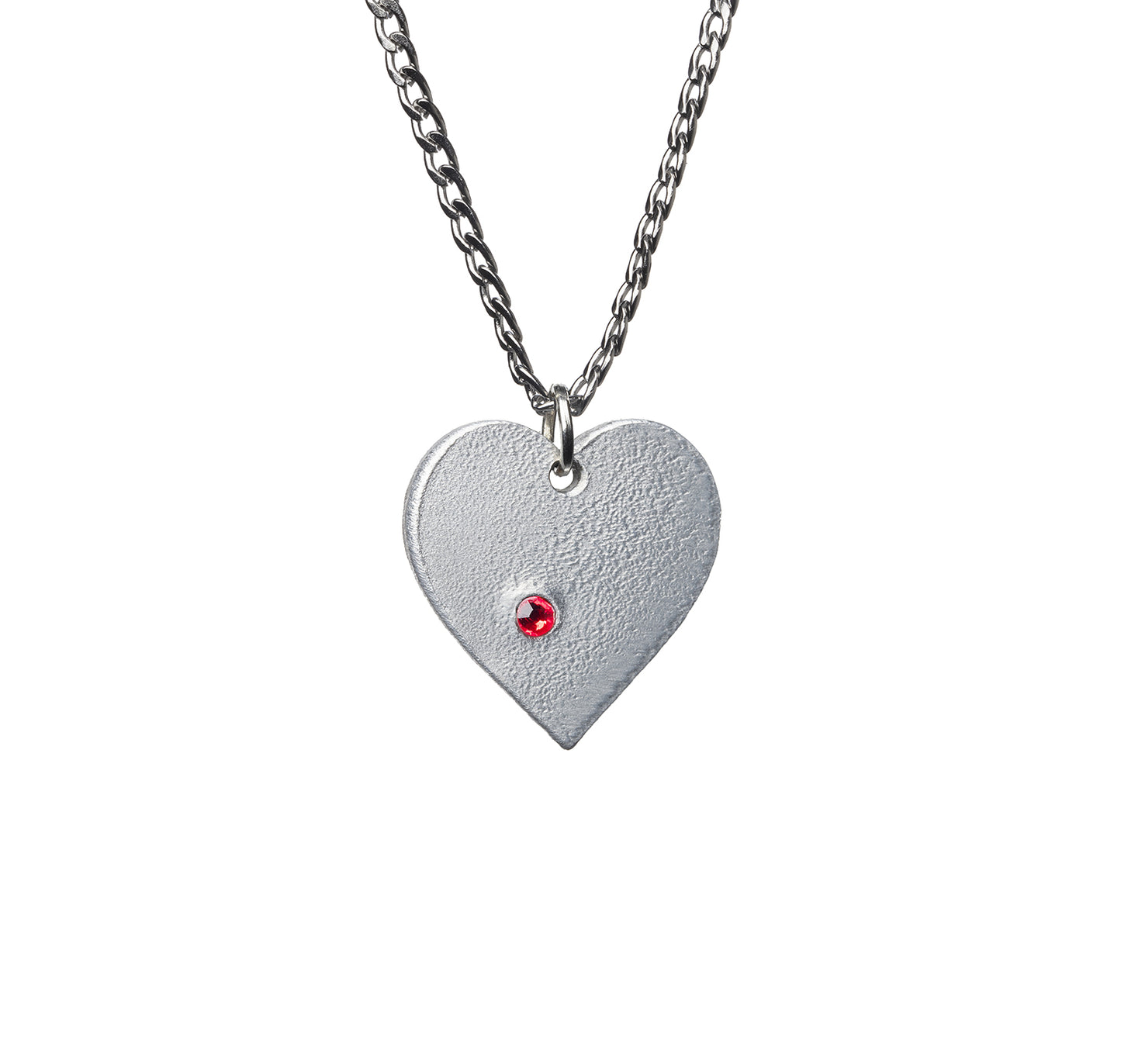 Iron Dome Heart Necklace by Yaron Bob