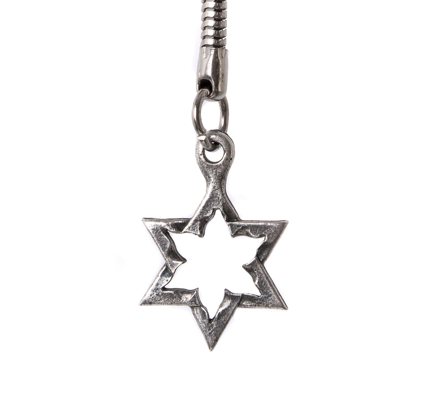 Star of David Key Chain made from Rockets