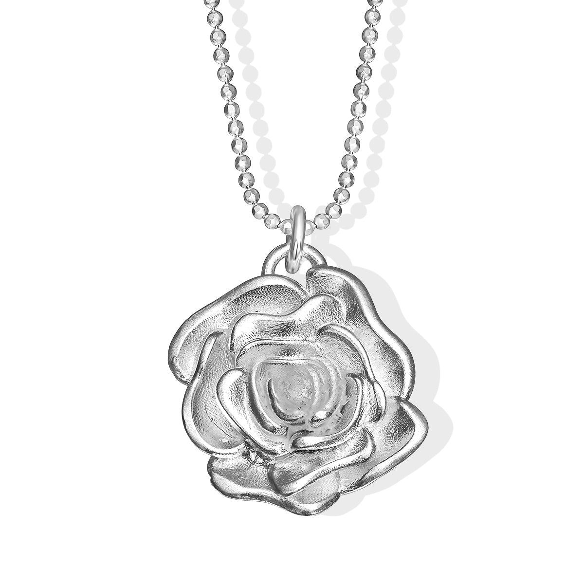 Rose Necklace made from Iron Dome